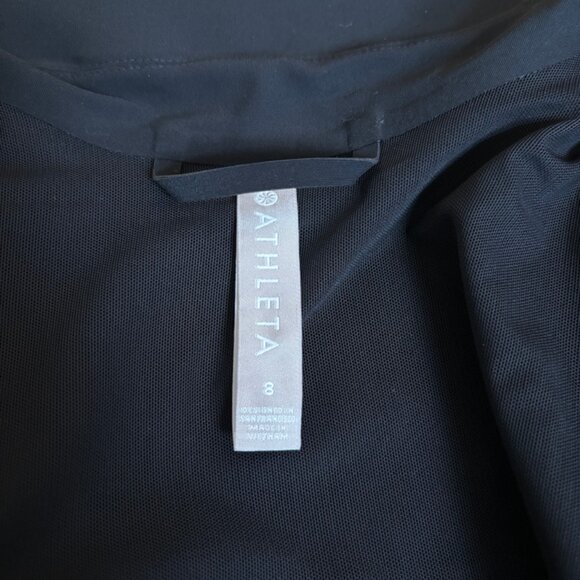 MOVING SALE - Athleta Interstellar Black Blazer Pockets Sz 8 - Picture 7 of 7